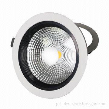 30W COB Downlight with >80CRI, CE/RoHS Certificates, High Efficiency/Energy-saving, 3 Years Warranty